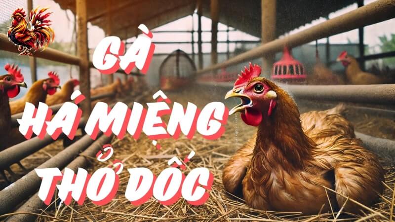 Gà há miệng thở dốc là bệnh gì? Cách chữa trị hiệu quả