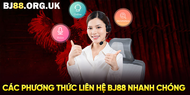 Các phương thức liên hệ BJ88 nhanh chóng